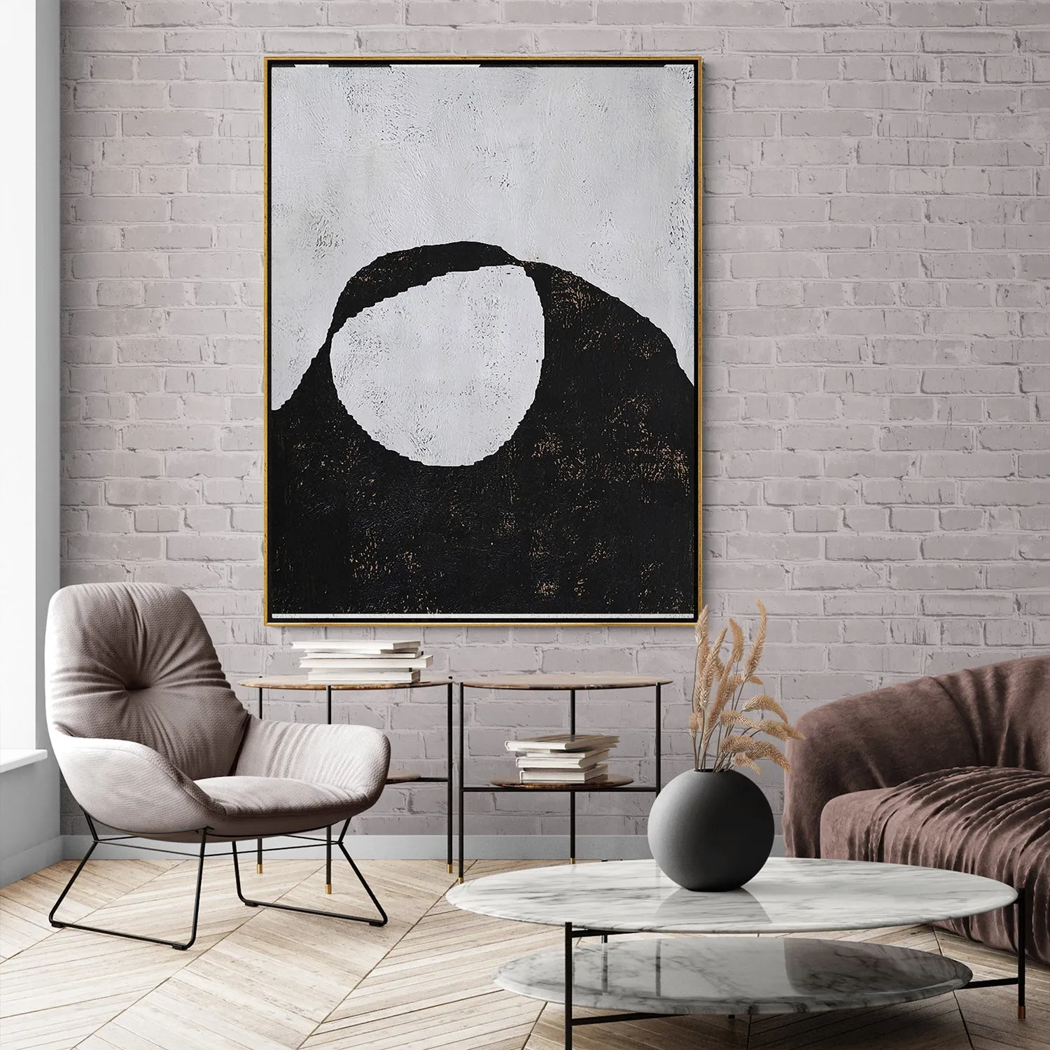 Vertical Abstract Landscape Painting H120V