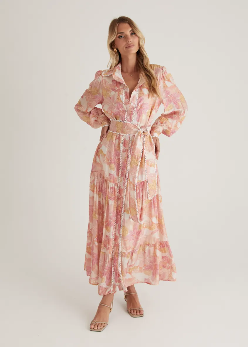 Waverley Maxi Dress - Blush Floral