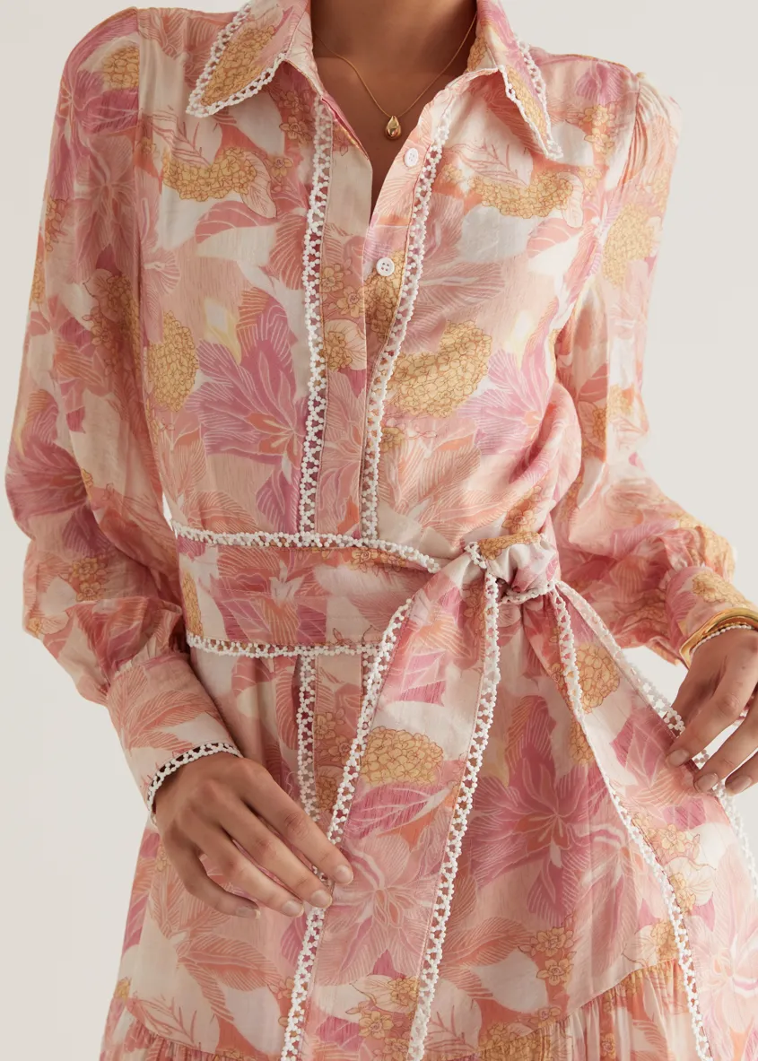 Waverley Maxi Dress - Blush Floral