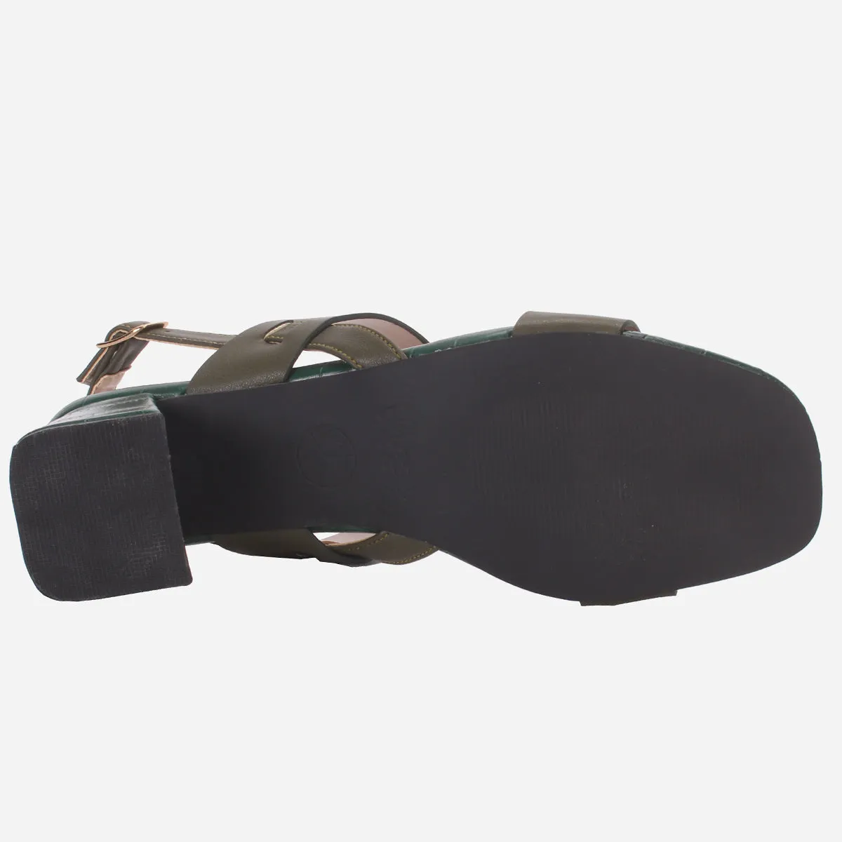 Women's "MOIERA" Block Heeled Open Toe Sandals