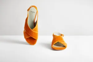 ZUCCA  ORANGE SANDALS